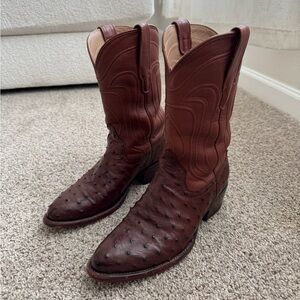 Tecovas Women’s Ostrich Western Boots